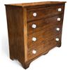 Image 3 : Wooden Dresser w White Round Handles 42x16x32.5"