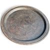 Image 2 : Wooden Pedestal & Flat Platter Set, Rustic Finish 18" Diameter