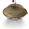 Image 2 : Industrial Pendant Light w Wire Cage & Long Cord 16" Diameter