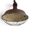 Image 2 : Industrial Pendant Light w Metal Cage 16" Diameter