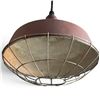 Image 2 : Industrial Hanging Light w Metal Cage 16" Diameter