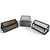 Image 1 : Glass & Metal Display Cases w Black Frames Rectangle 12x6x6" Square 10.5x10.5x7"