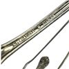 Image 2 : Vintage Sterling Silver Spoon, Salt Spoon & Birks Sterling Sugar Tongs (Total weight: 34 grams)
