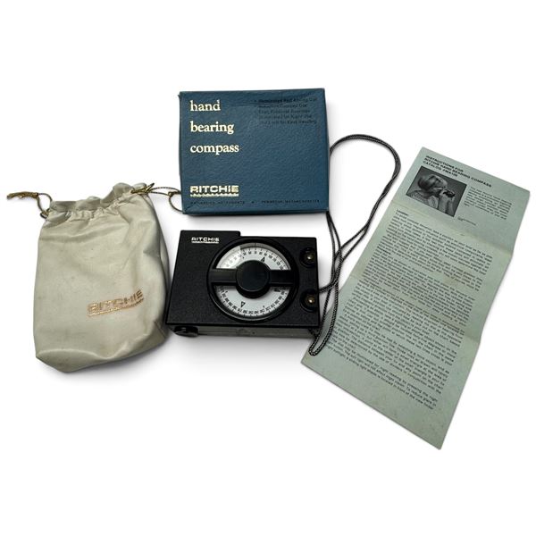 1960s-1970s Ritchie Hand Bearing Compass