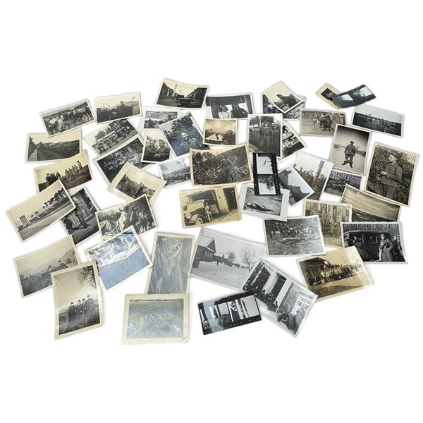 Group of Vintage French Military Photos