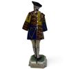 Image 2 : Vintage Italian Porcelain Military Figurine - 8" tall