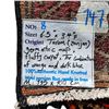 Image 3 : Persian Rug Tarom Zanjan Geometric Design 6'5"X3'4"