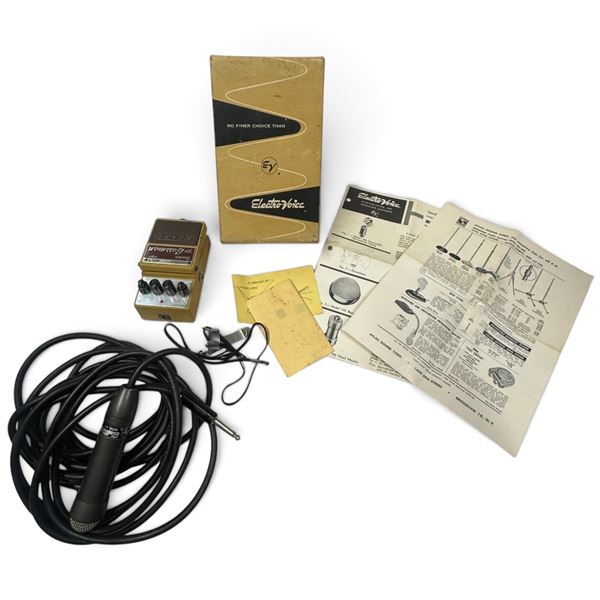 Electro-Voice Microphone & Boss Fender '59 Bassman FBM-1 Pedal