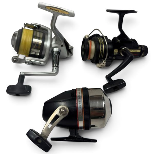 Daiwa Fishing Reels Collection, AG1650X, SKIRTED SPOOL no. 2850 HRL & 100B