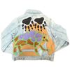 Image 2 : Original Paul Johnny Wearable Art Jacket Hand Stitched Flannel Bear & Denim w COA First Nations