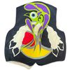 Image 2 : Original Paul Johnny Wearable Art Vest Hand Stitched Flannel Medicine Wheel COA First Nations Design