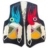 Image 1 : Original Paul Johnny Wearable Art Vest Hand Stitched Flannel Medicine Wheel COA First Nations Design