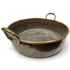 Image 1 : Antique #17 Copper Jam Pan w Dual Handles 18" diameter x 5" deep