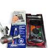 Image 4 : Assorted Tools & Electronics Including SAMONA Caliper & Digital Multimeters