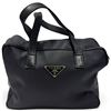 Image 1 : Prada Black Nylon Shoulder Bag -3.5" x 10" x 8" tall
