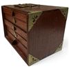 Image 3 : Antique Mah Jong Set w Wooden Box & Rule Book