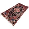 Image 1 : Nahavand Persian Rug w Geometric Design Hand Knotted Made in Iran 7.7"x3'11"