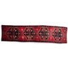 Image 3 : Persian Azarbaijan Wool Rug w Geometric Patterns Hand Knotted Made in Iran 12'x3'2"