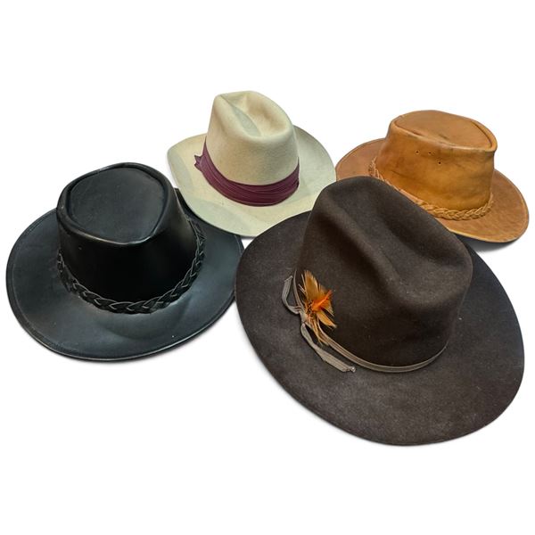 Collection of Fedora Hats by Rogue & Smithbilt w Various Features