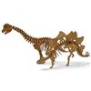 Image 1 : 2 Wood Dinosaur Puzzles - Largest is 4" x 16" x 10" tall