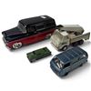Image 1 : Diecast Toy Lot: Tonka Truck, VW Caravelle by Schabak, Chevrolet Suburban by Jada
