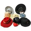 Image 1 : Collection of Vintage Women's Hats in Varied Styles & Colors