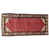 Image 2 : Hamedan Hand Knotted Wool Persian Rug Hand Knotted in Iran 6'9"x3'