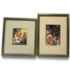 Image 4 : 2 Original Watercolours, Princess Diana 1998 Calendar, Royal Books & Gold-Foil Framed Art Collection