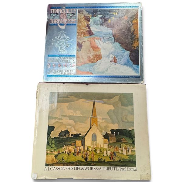 2 Impressive Coffee Table Books on The Life and Works of Walter J. Phillips & A. J. Casson