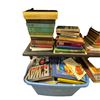Image 12 : Large Estate Library of Vintage and Modern Books on Shelves and in Bins, Mixed Subjects, As-Found