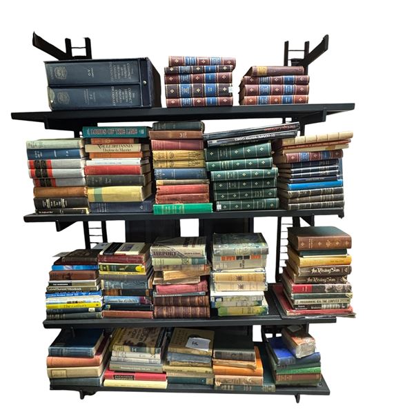 Large Assorted Vintage Book Collection OED, Bible Sets & Reference Works, Approx. 110-130 Vols