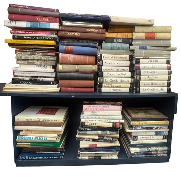 Large Collection of Italian Art, Archaeology, History & Cultural Reference Books