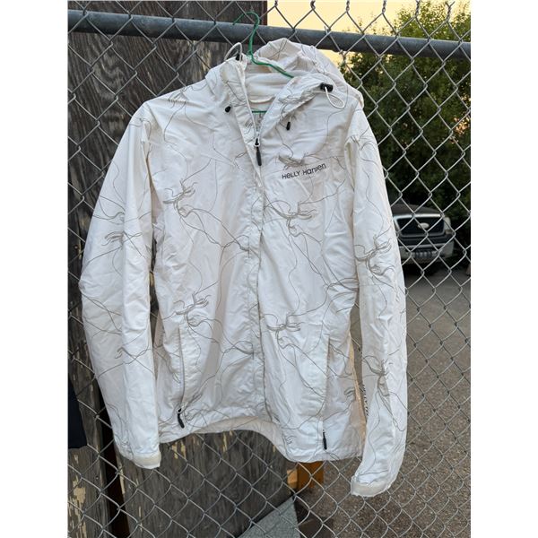 Helly Hanson, rain, jacket, ladies, large white