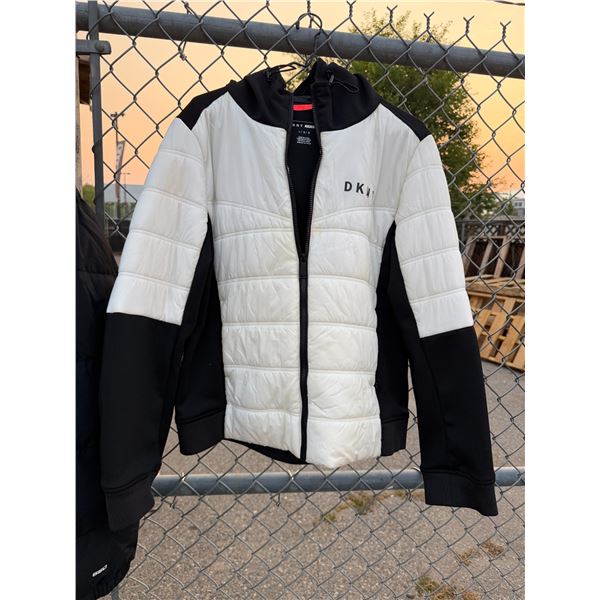 Ladies, DKNY ski jacket black/white size large