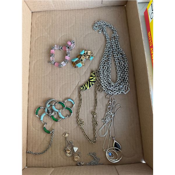 Assorted costume jewelry