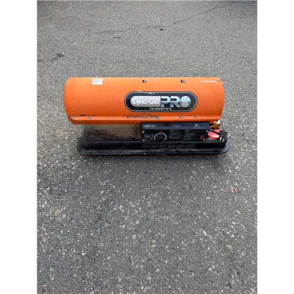 Dyna Glo Pro 7500 BTU heater untested