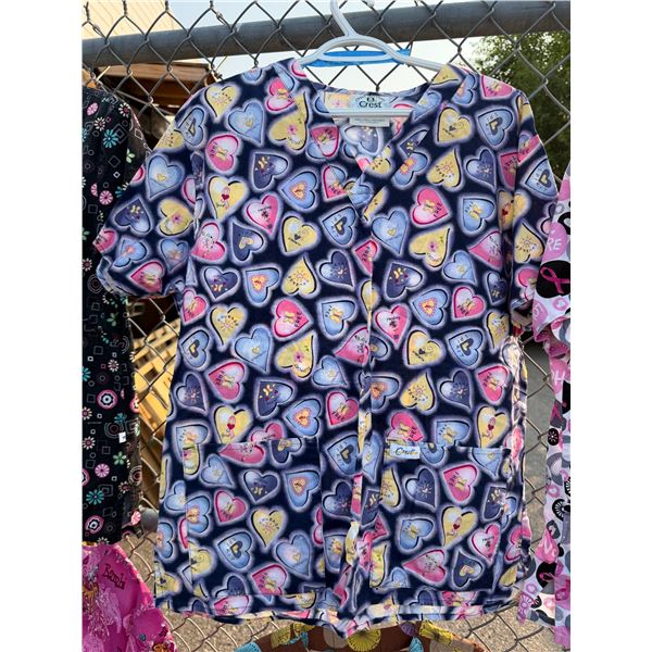 Size medium scrub top