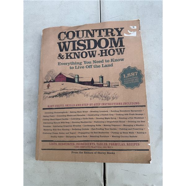 Country wisdom, and know how Boeuk