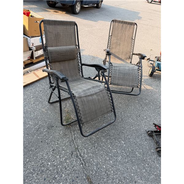 Reclining patio chairs