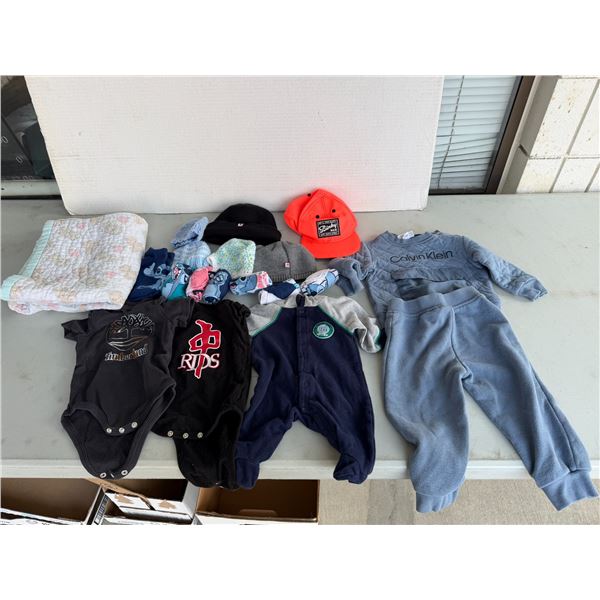 Baby clothing and cap