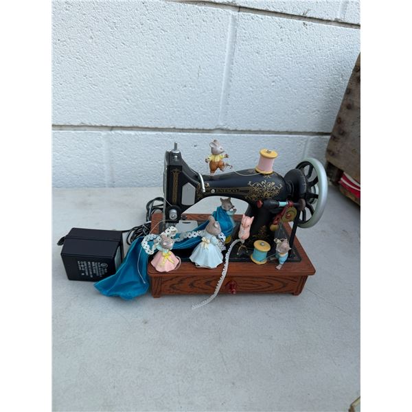 Musical sewing machine decor