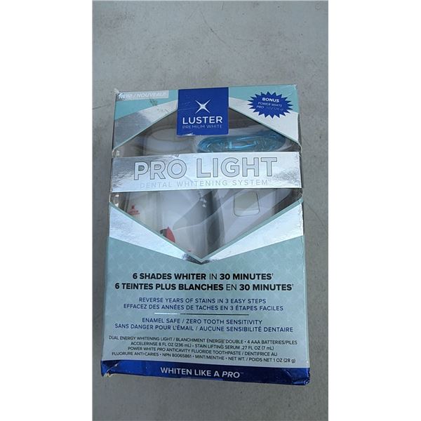 Pro light dental whitening system