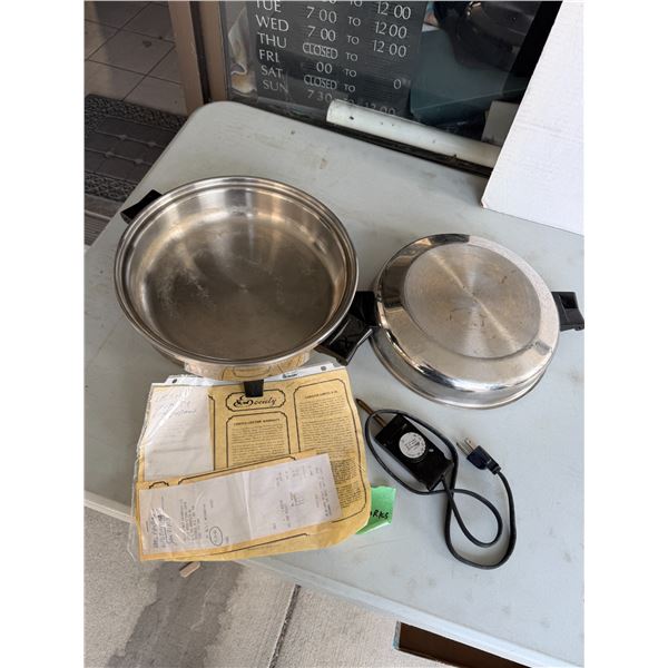 Society, electric frying pan