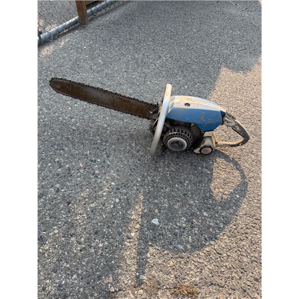 Vintage chainsaw