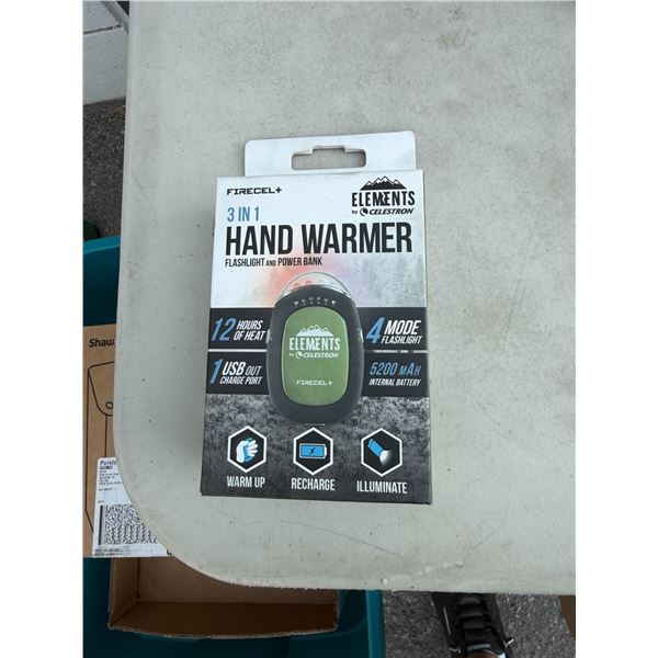Three and one hand warmer