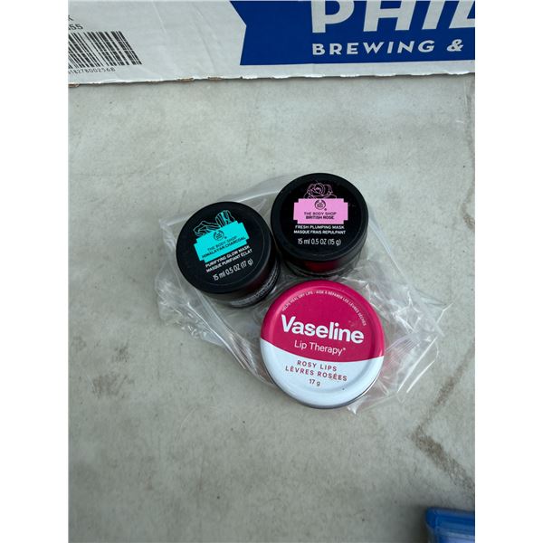 The body shop and other lip therapy