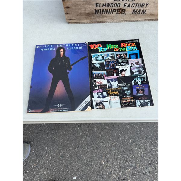 Guitar and saxophone books