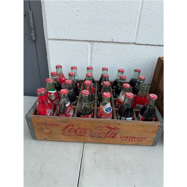 Vintage Coca-Cola crate and Coca-Cola bottle