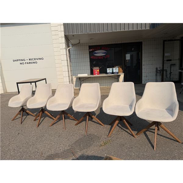 Six chairs one needs repair