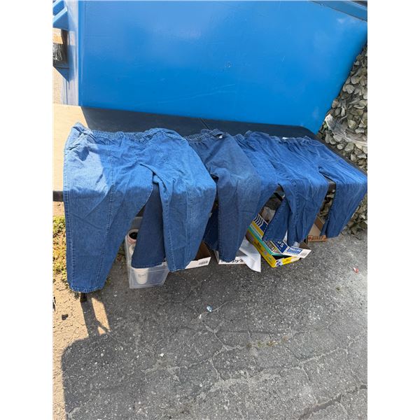Four pairs of jeans, size 20